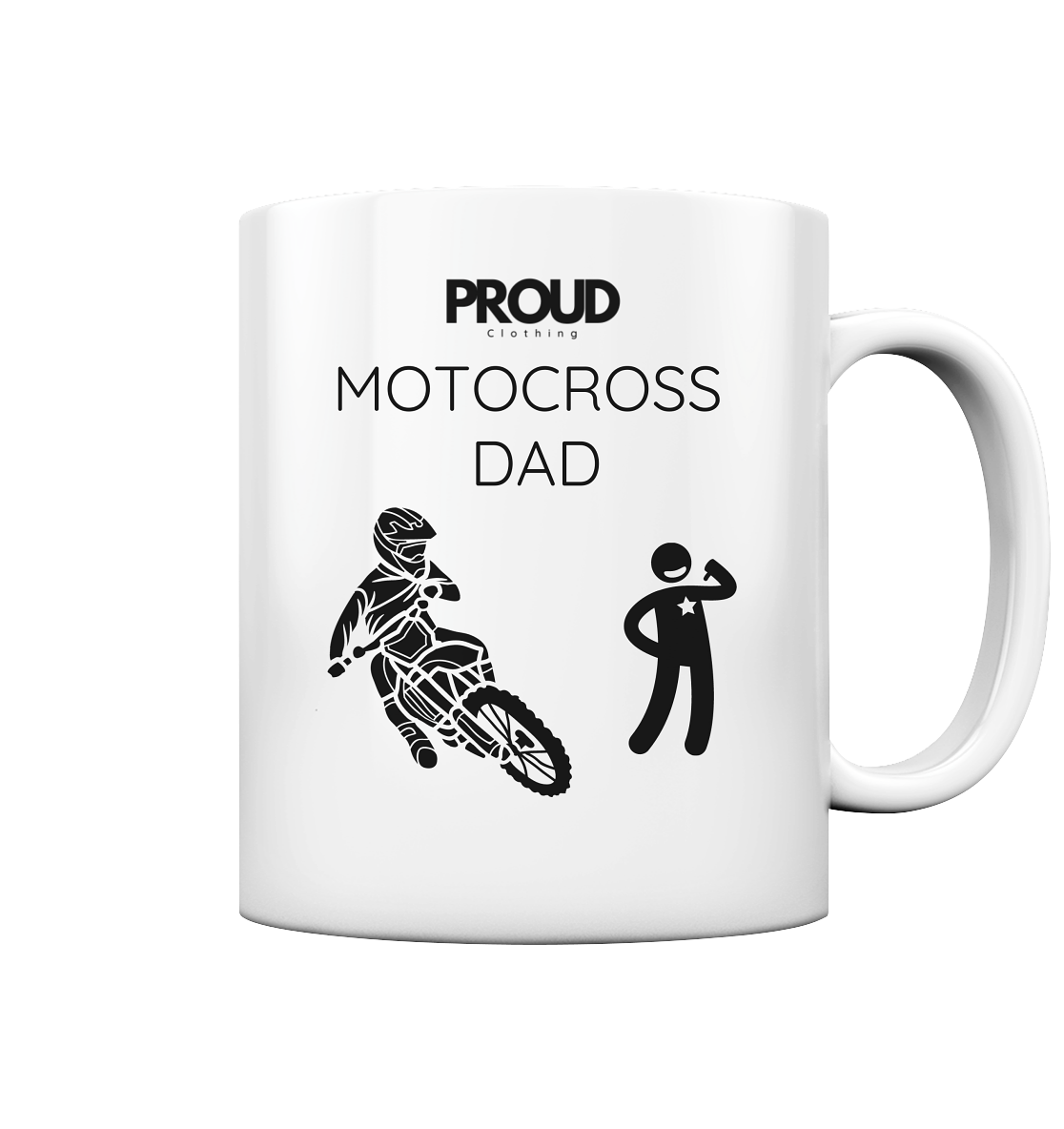 Motocross DAD - Tasse glossy